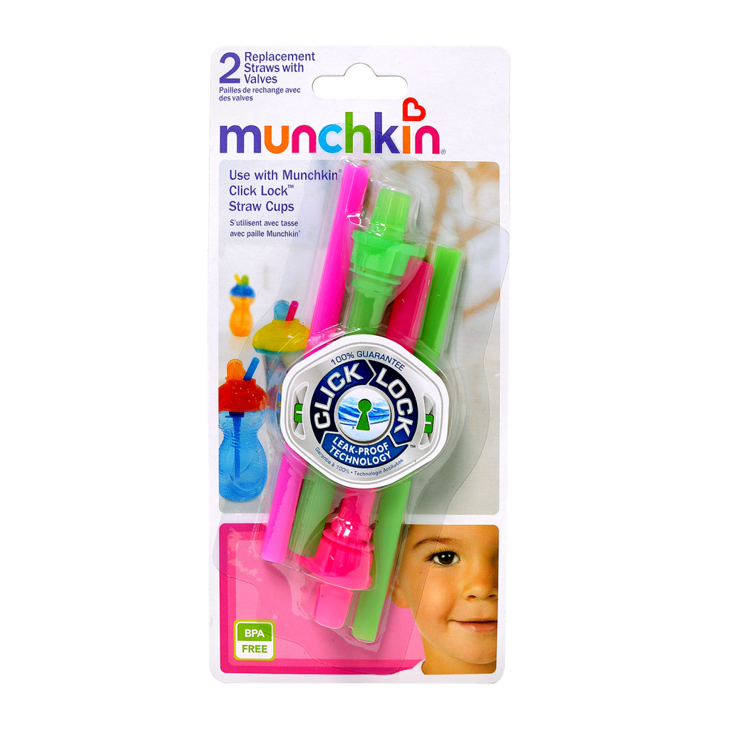 Baby and Beyond | Munchkin Click Lock Replacement Straws with Valves ...