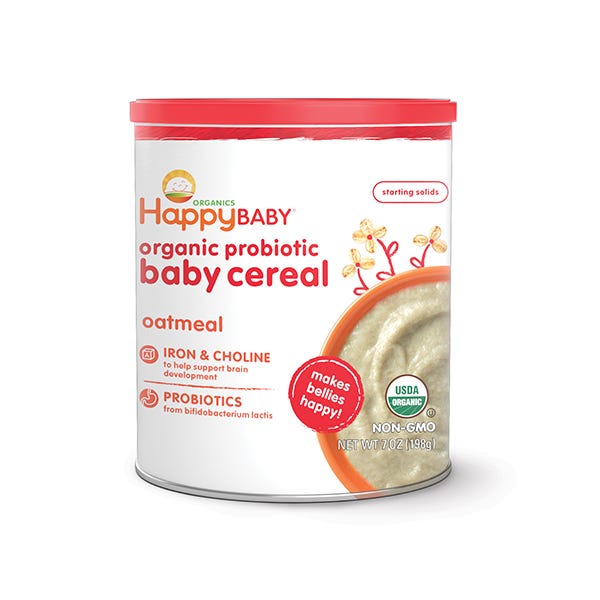 Happy Baby Organic Probiotic Cereal 