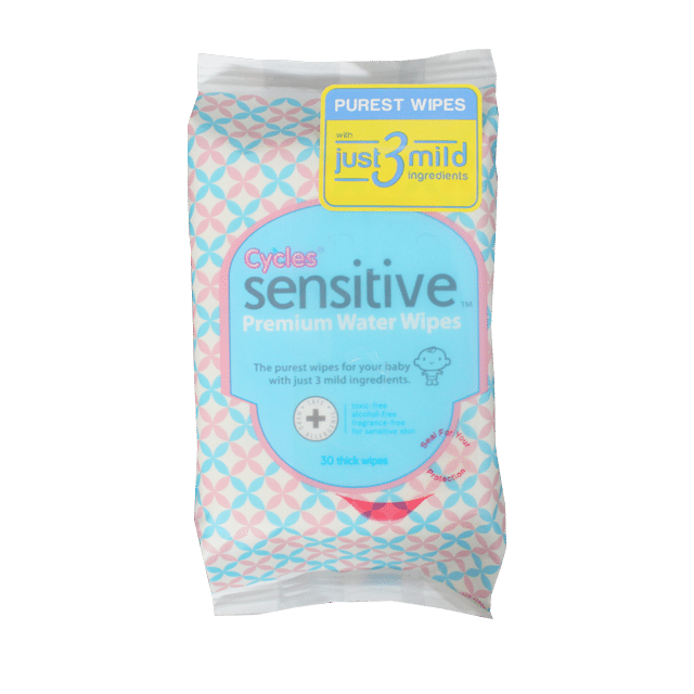 Baby and Beyond | Cycles Premium Water Wipes 30s