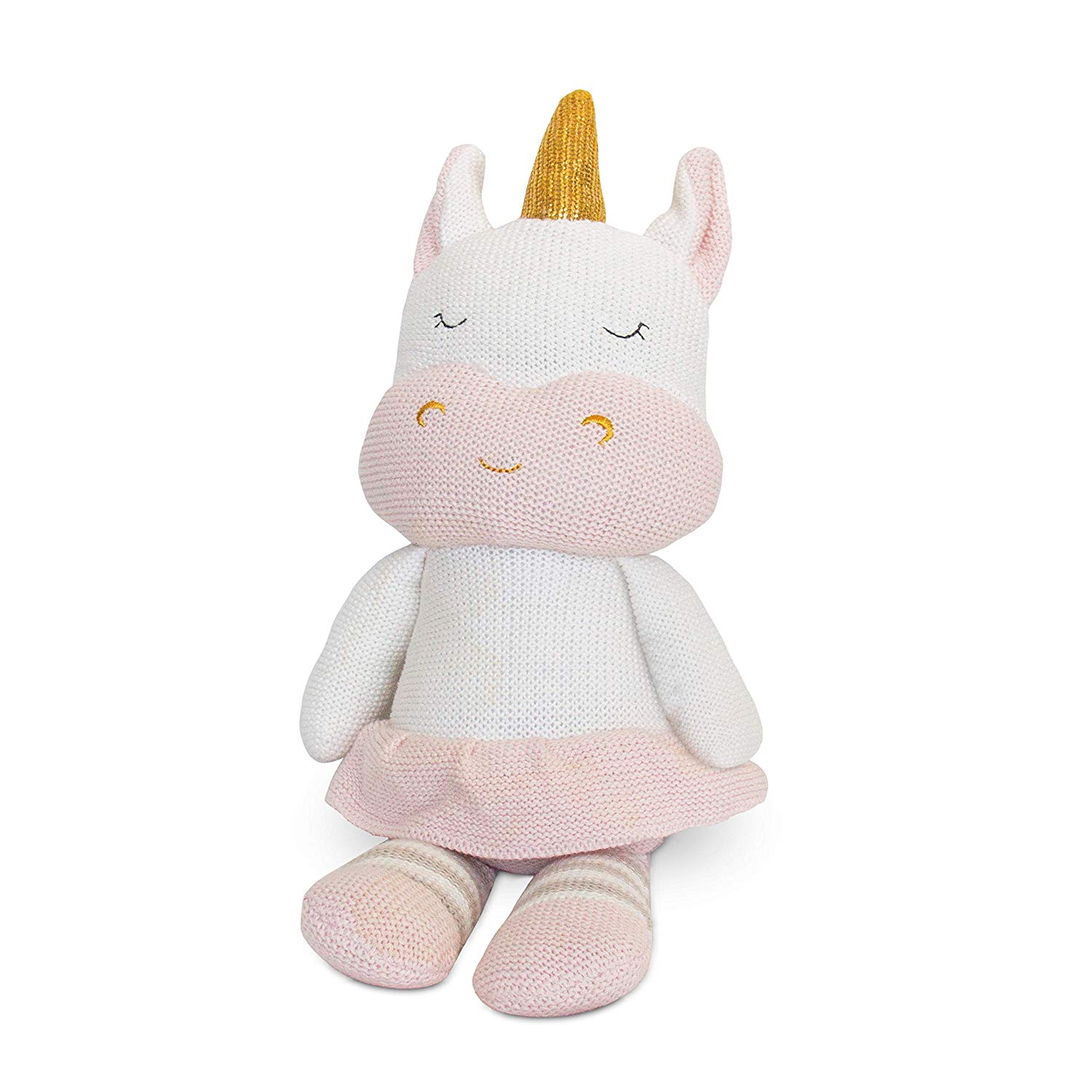 Baby and Beyond Living Textiles Knitted Toy Kenzie Unicorn