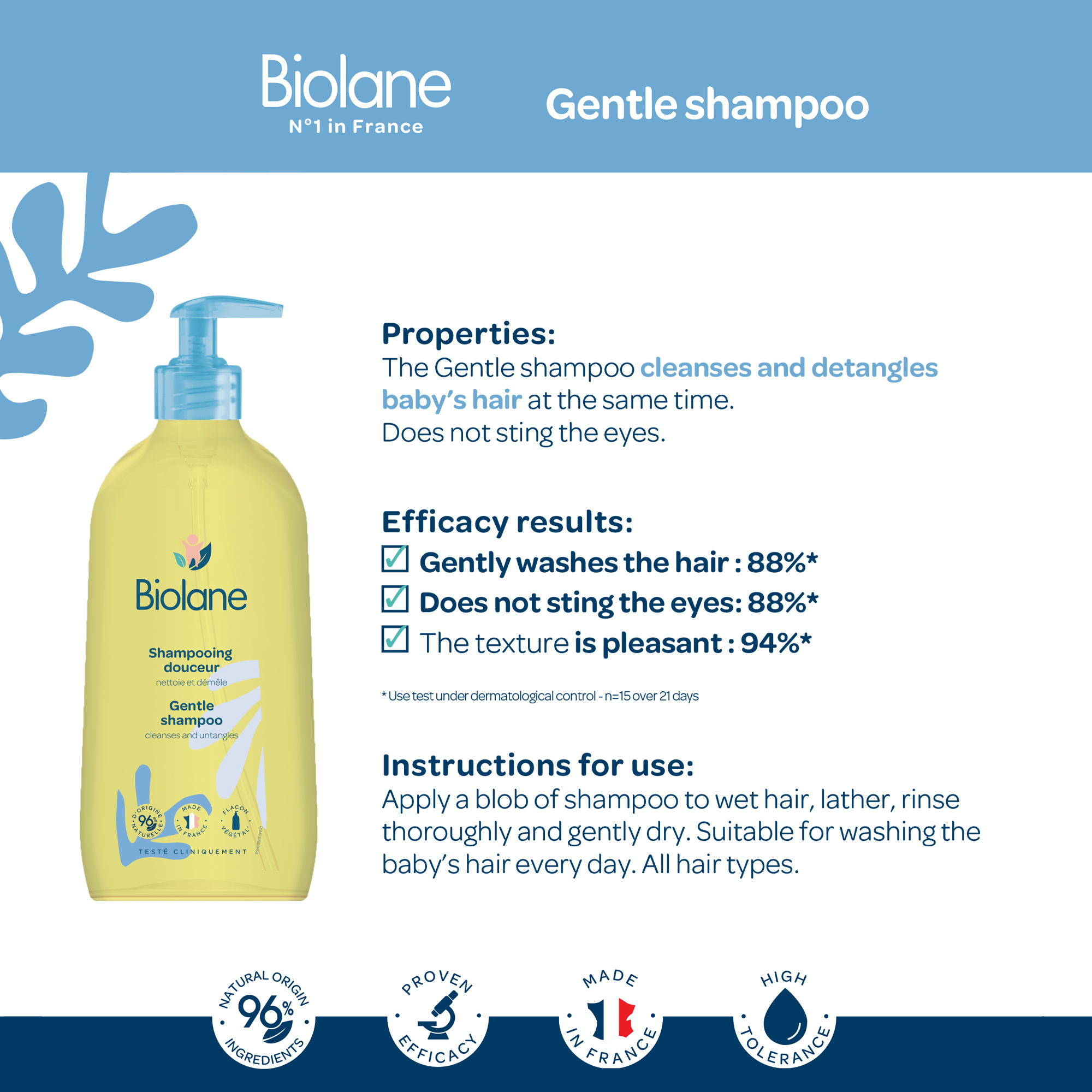 Baby and Beyond | Biolane Gentle Shampoo 350ml